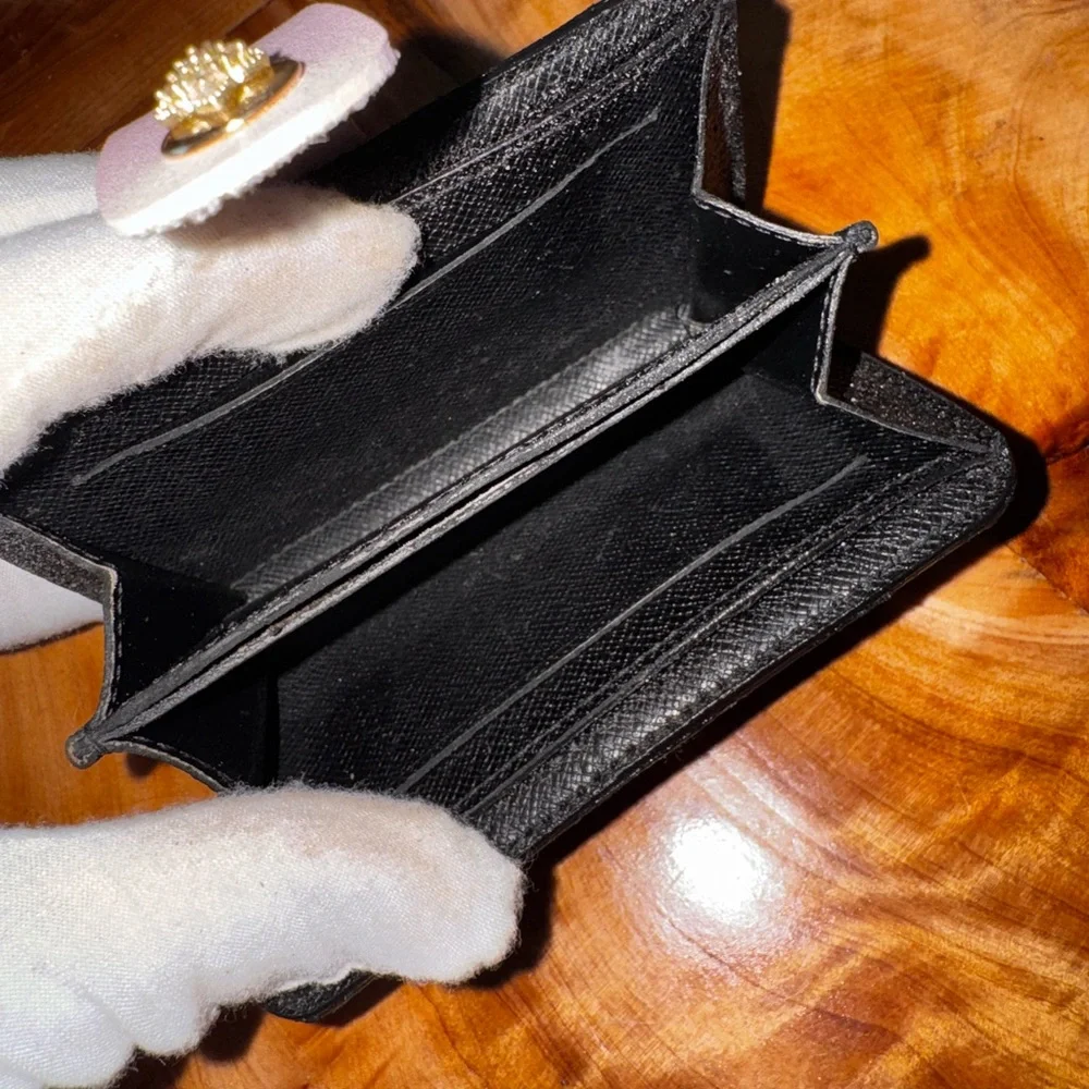 Louis Vuitton repurposed graphite, compact wallet 2013 made in France - Picture 7 of 12